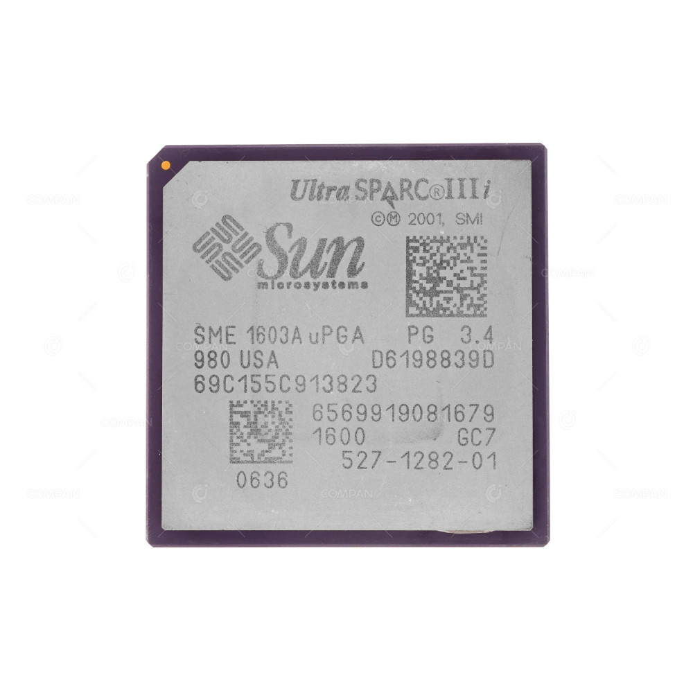 527-1282  SUN ULTRA SPARC III PG 3.4 SME 1603A UPGA CACHE